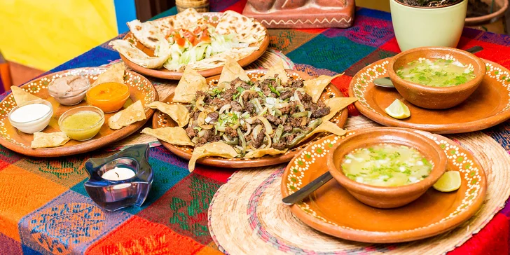 Degustačné mexické menu pre 2 osoby