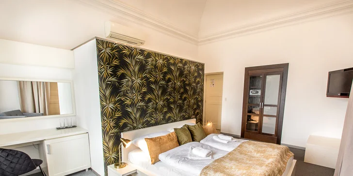 Villa Nečas pochádza z 18. storočia, izby však poskytujú komfort 21. storočia