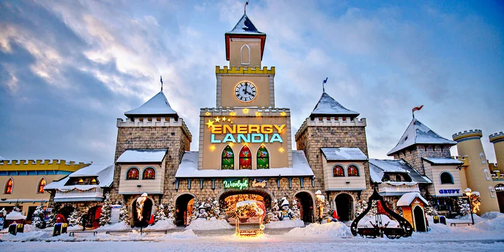 Zábavný park Energylandia v zime: špeciálny Winter Kingdom pre deti i dospelých