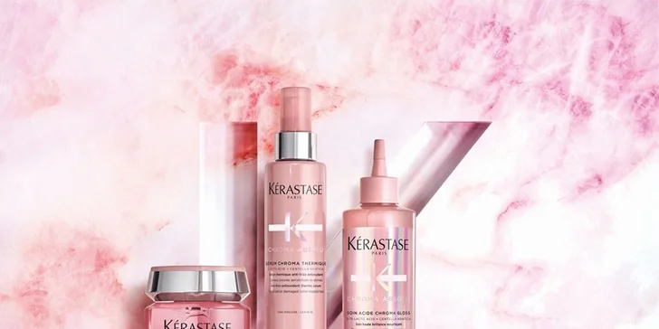 Regeneračná kúra Kerastase CHROMA ABSOLUT je určená prioritne pre farbené vlasy
