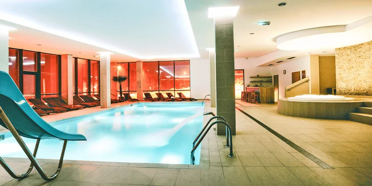 Do hotelového wellness máte neomezený vstup. 