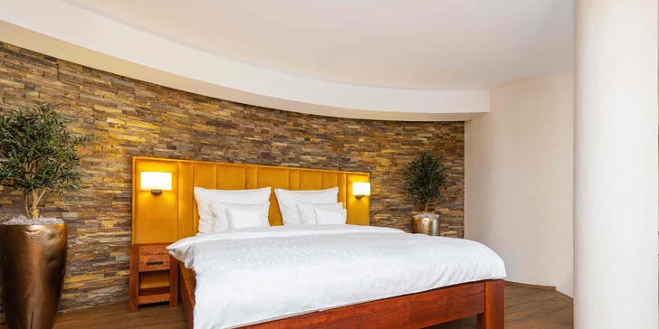 Apartmán Deluxe má vlastní vířivku. 
