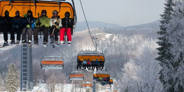Lyžiarske stredisko Czrany Gron vzdialené 18 km od Hotela Łysoń