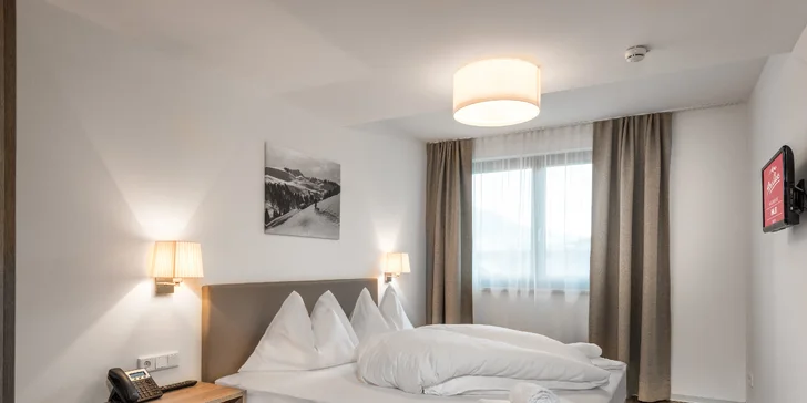 Apartmány majú vždy 1-3 spálne a obývaciu izbu s TV.