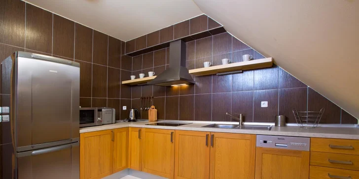 Apartmán Deluxe nabízí nadstandardní výbavu.