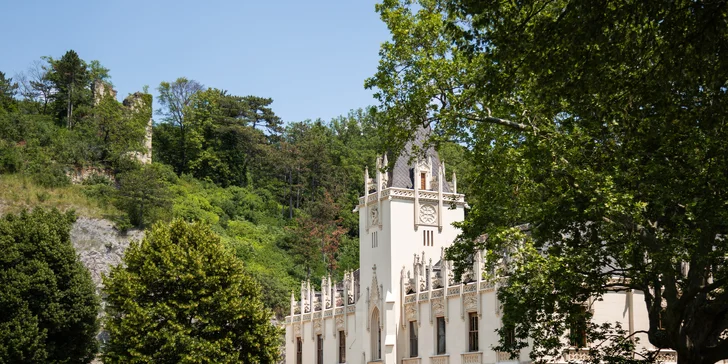 Hotel Schloss Hernstein je bývalým habsburským loveckým zámečkem s historií už od 11. století.