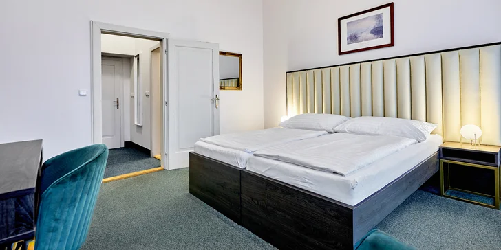 4* hotel v lázeňském i historickém centru Mariánek: s jídlem, bazénem a až 8 procedurami
