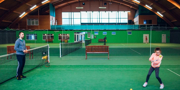 Během ukázkové hodiny s trenérem budete mít skvělý sportovní zážitek ze hry.