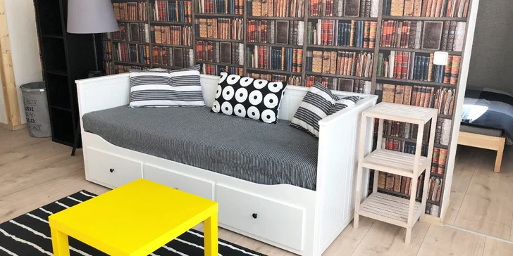 Zabydlíte se v moderně zařízeném pokoji. Mají tu až čtyřlůžkové. 