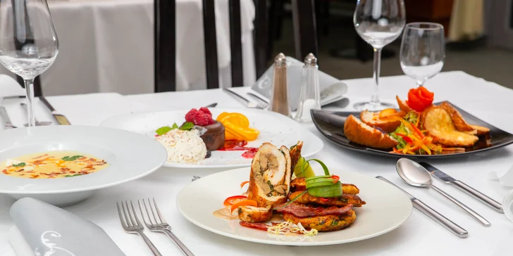 3-chodové menu v znamení škorpióna pre 2 osoby