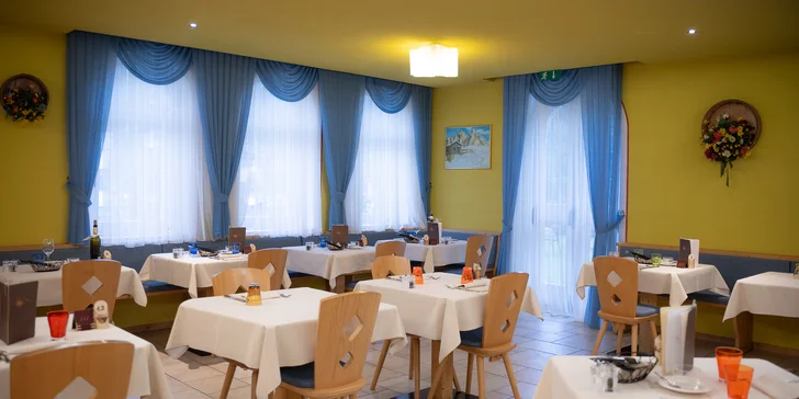 Aby bol váš pobyt úplne bezstarostný, máte zabezpečenú polpenziu.