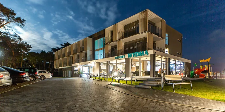 Parádny pobyt pri Baltskom mori: luxusný rezort s wellness, procedúrami a polpenziou