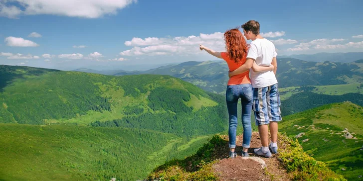 Jarní dny v krásné krajině Jeseníků: Pronájem apartmánu pro dva či rodinu