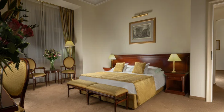 Připravený pro vás bude pokoj Deluxe, Superior nebo apartmán, Family Suite či Junior Suite.