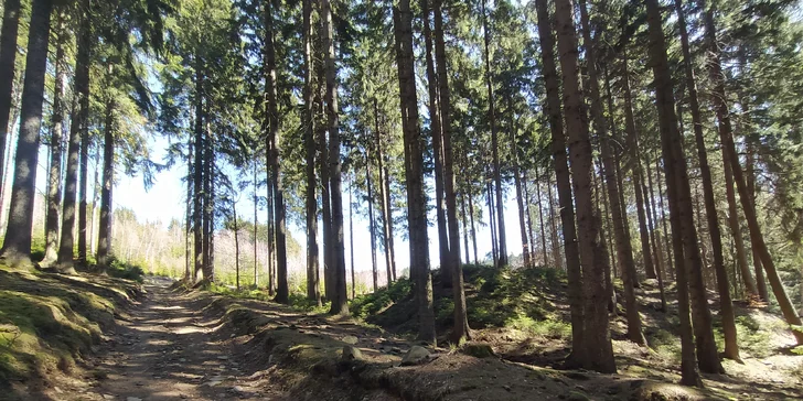 Okolí prozkoumejte i pěšky.
