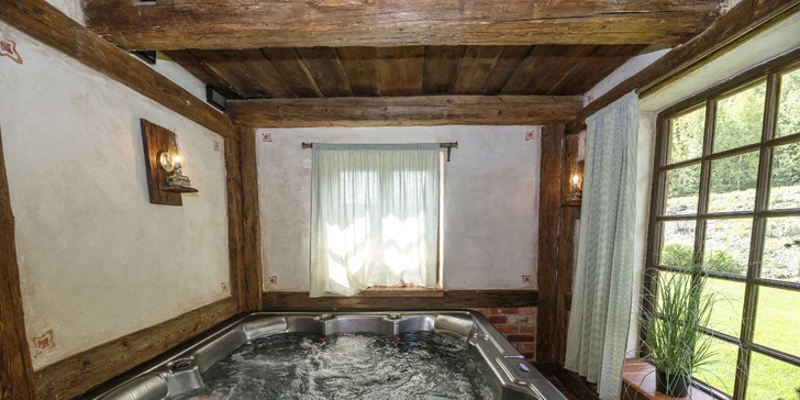 Do vířivky se naložíte kdykoliv. (Apartmán)