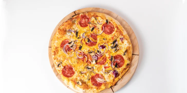 Chorizo pizza