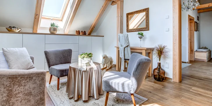 Vybrat si můžete ubytování hned ve třech různých apartmánech. 