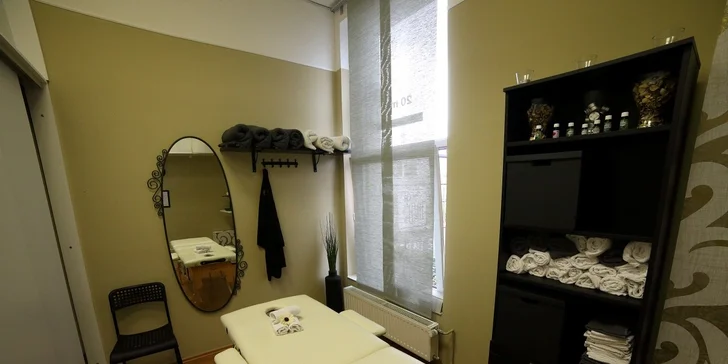 Návštěvu kosmetického salonu můžete spojit i s masáží.