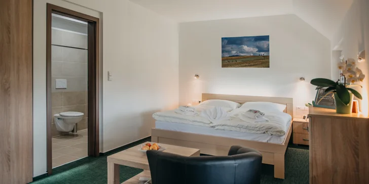 Ubytujete se v zbrusu novém pokoji v areálu golfového hřiště.