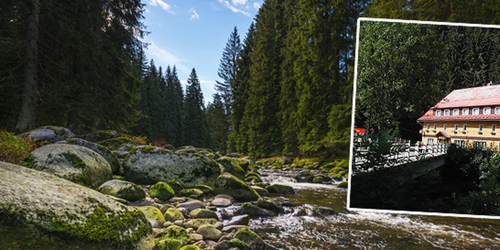 4denní pobyt na Šumavě pro 2 osoby s polopenzí