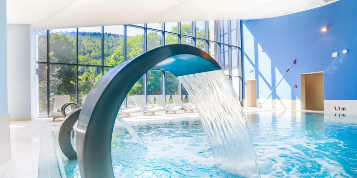 Během celého pobytu máte neomezený vstup do hotelového wellness.