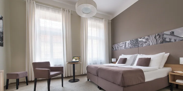 Za příplatek se můžete ubytovat v pokoji Comfort nebo Superior (na obrázku Comfort).