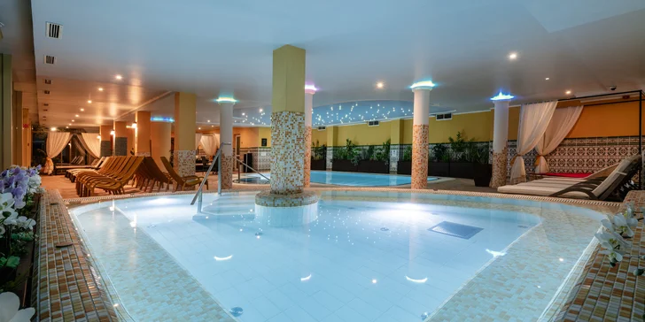 V cene balíka máte aj celodenný vstup do wellness centra hotela Calimbra**** (cca 650 m)