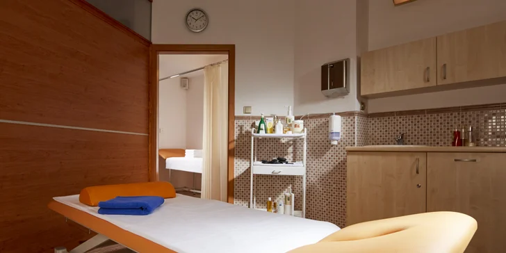 Procedury si budete užívat v moderním wellness a spa centru.