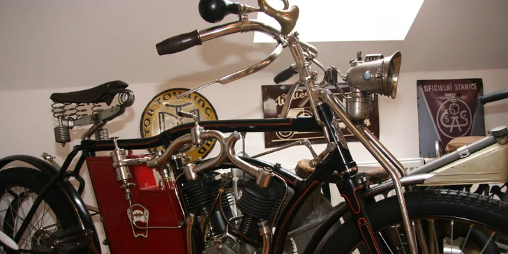 Mezi zahraniční skvosty jsou vystaveny i takové unikáty jako čtyřválcový Indian, Ner-a-Car, dva Excelsiory z let 1913 a 1918, noblesní Brough Superior nebo indický Royal Enfield DIESEL