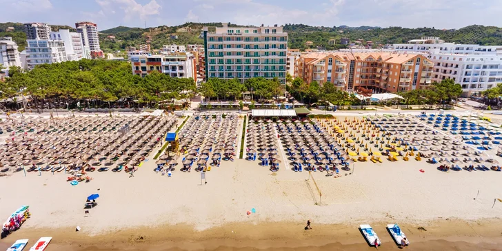 Letní dovolená v Albánii včetně letenky: 4* hotel Albanian Star u pláže, all inclusive