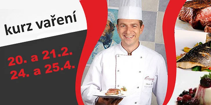 Špičkové kurzy vaření s šéfkuchařem Honzou Řepou