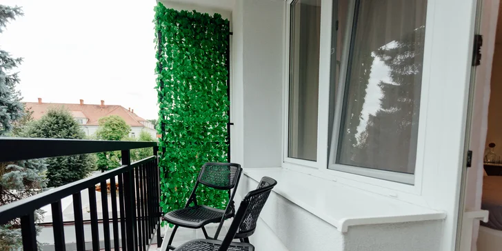 Zvolit můžete i apartmány s balkonem.