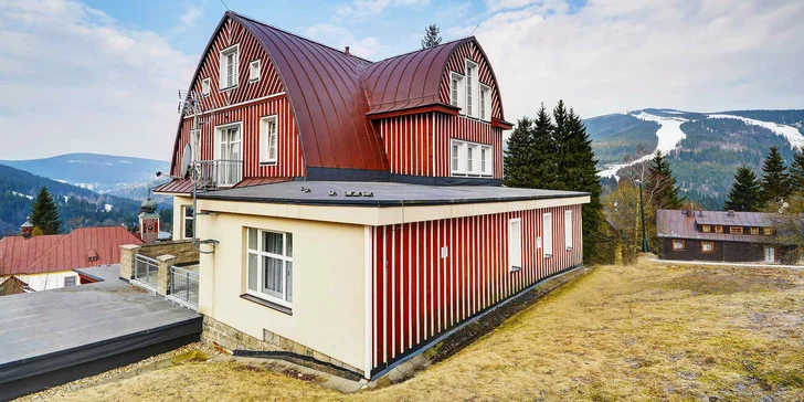 Horský penzion ve Špindlerově Mlýně: snídaně i privátní sauna