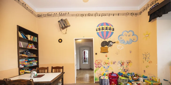 Dětský koutek zase ocení hlavně vaše ratolesti.