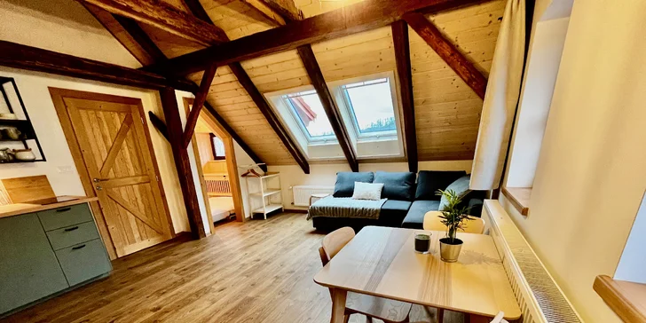 4lůžkový apartmán Na půdě