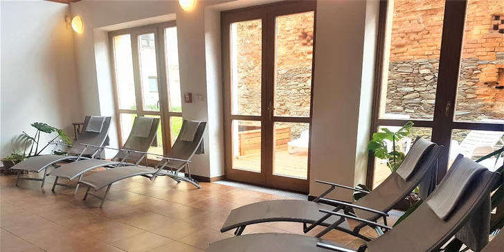 Zalenošíte si v relaxační zóně, kde se můžete i občerstvit. 