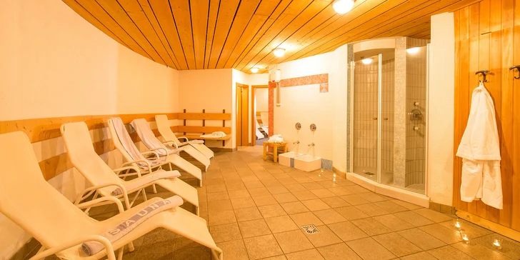 Do hotelového wellness máte neomezený vstup. 