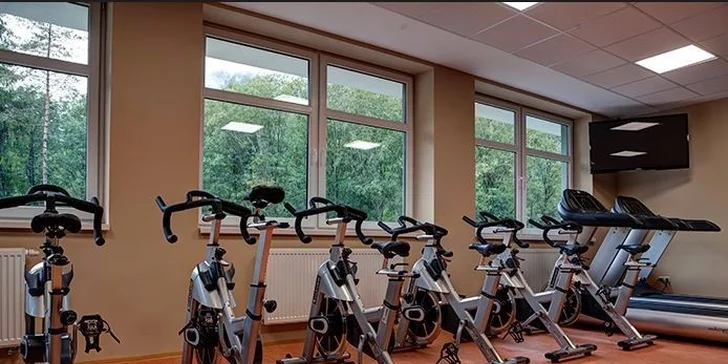 Do fitness centra máte neobmedzený vstup počas pobytu. 
