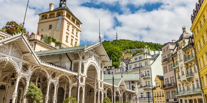 Hotel Čajkovskij stojí nedaleko lázeňských kolonád (cca 5 minut).