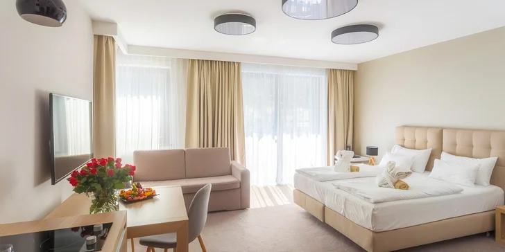 Sami si vyberete ubytování v apartmánu Comfort, Studio nebo Premium.