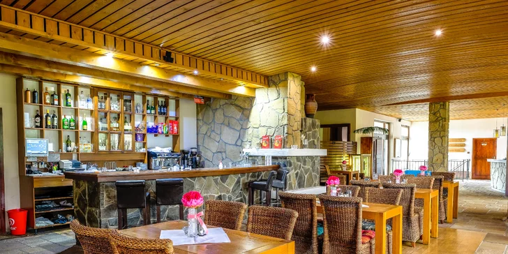 V ceně pobytu je polopenze. Snídaně jsou formou bufetu, večeře servírované (výběr z menu).