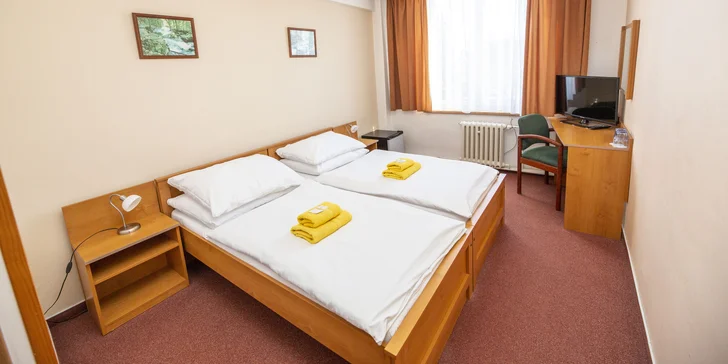 Soukromí a klid k odpočinku najdete v pokoji Standard s vlastním sociálním zařízením.