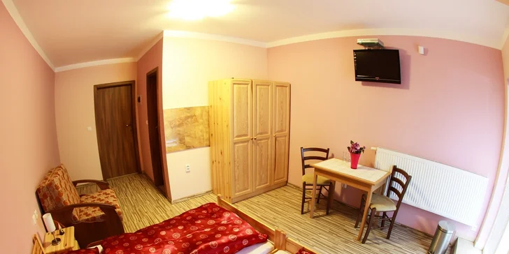 Vždy budete mít k dispozici Wi-Fi a televizi.