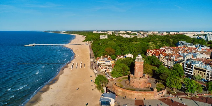 Apartmány sa nachádzajú len 700 metrov od pláže.