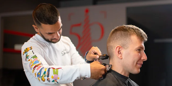 Pánsky strih, úprava brady s masážou či špeciálny kombo balíček v 50 SHADES