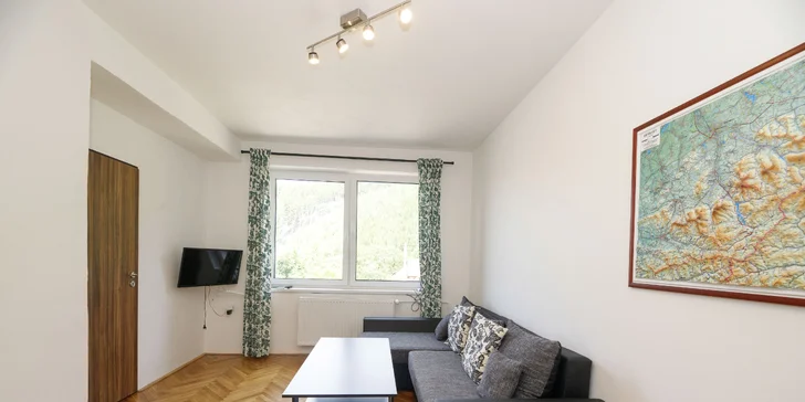 Obývacia izba apartmánu A2