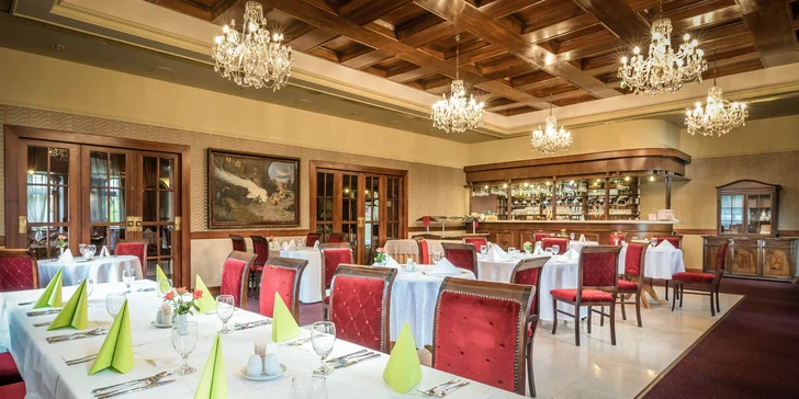 Hotel Bankov je známy výbornou gastronómiou.
