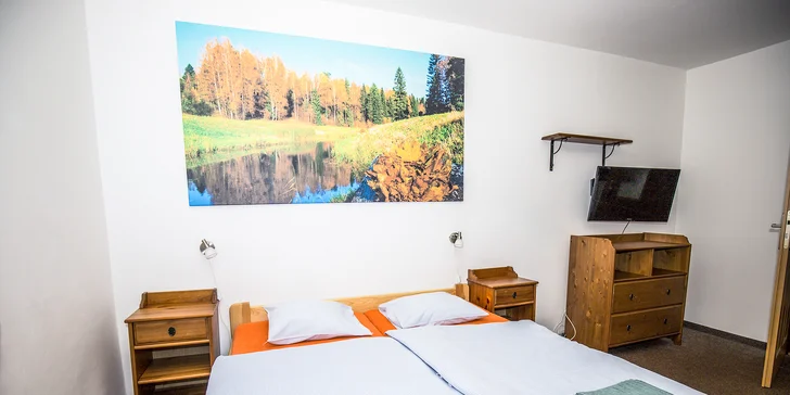 Připravené pro vás bude útulné a moderně zařízené ubytování, které nabízí dokonalé zázemí pro váš odpočinek.