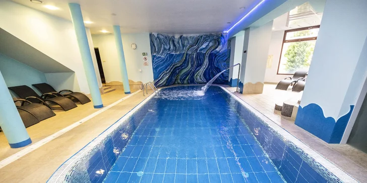 A co si užijete ve wellness centru?  Třeba prostorný bazén.